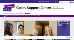 Desktop Screenshot of carerssupportcentre.org.uk