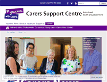 Tablet Screenshot of carerssupportcentre.org.uk