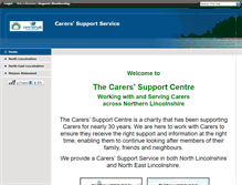 Tablet Screenshot of carerssupportcentre.com